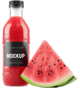 Fresh Watermelon Juice Bottle